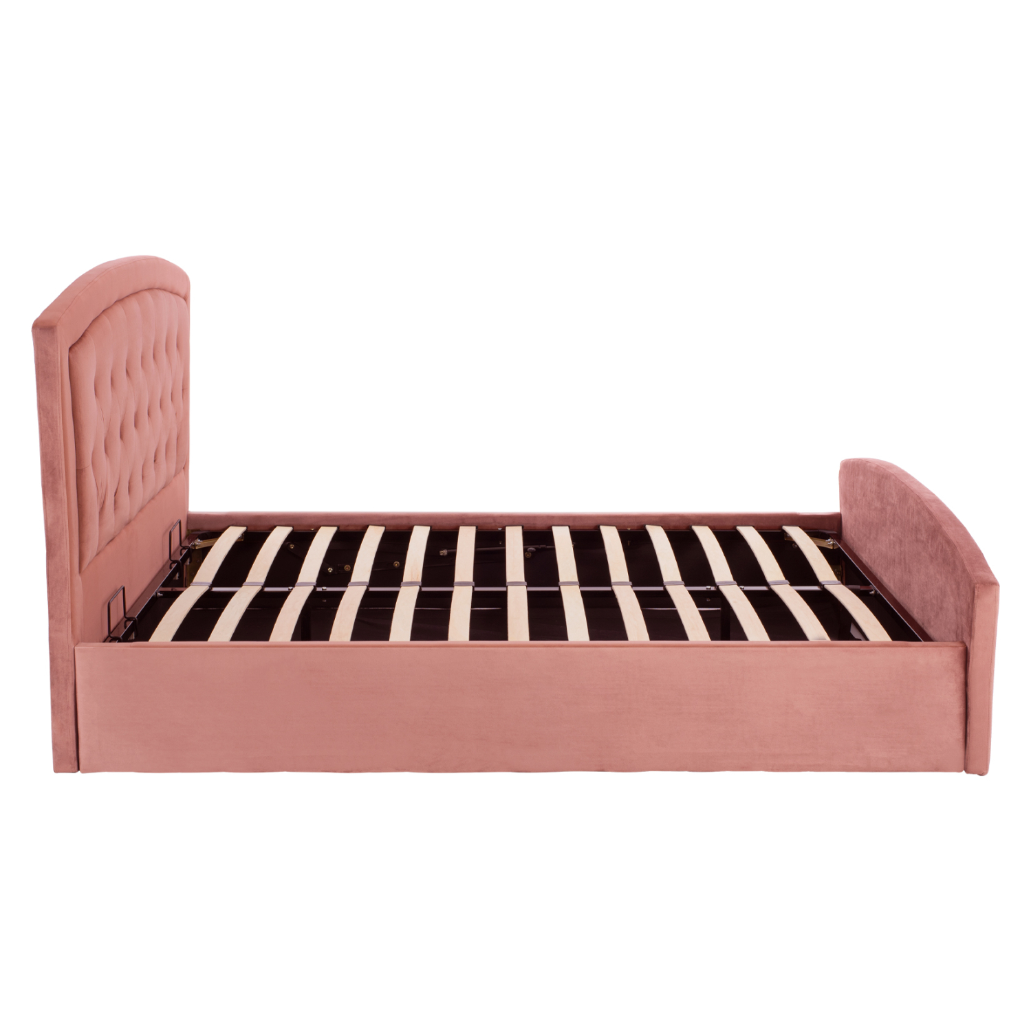 ΚΡΕΒΑΤΙ ODELIA ΒΕΛΟΥΔΟ ΣΑΠΙΟ ΜΗΛΟ ΜΕ ΑΠΟΘΗΚΕΥΤΙΚΟ ΧΩΡΟ 160x200 εκ. HM581.02 - Image 4