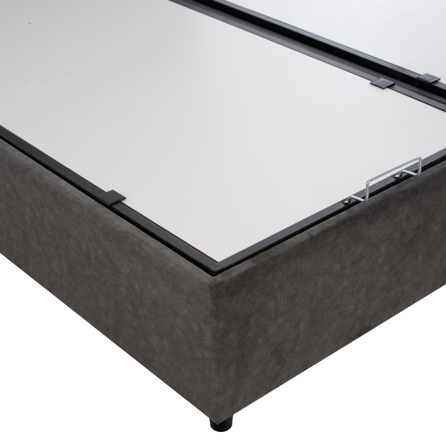 ΚΡΕΒΑΤΙ HM627.20 SOLEDAD, ΜΕ ΑΠΟΘΗΚΕΥΤΙΚΟ,ΓΚΡΙ ΥΦΑΣΜΑ, 160x200 εκ. - Image 8