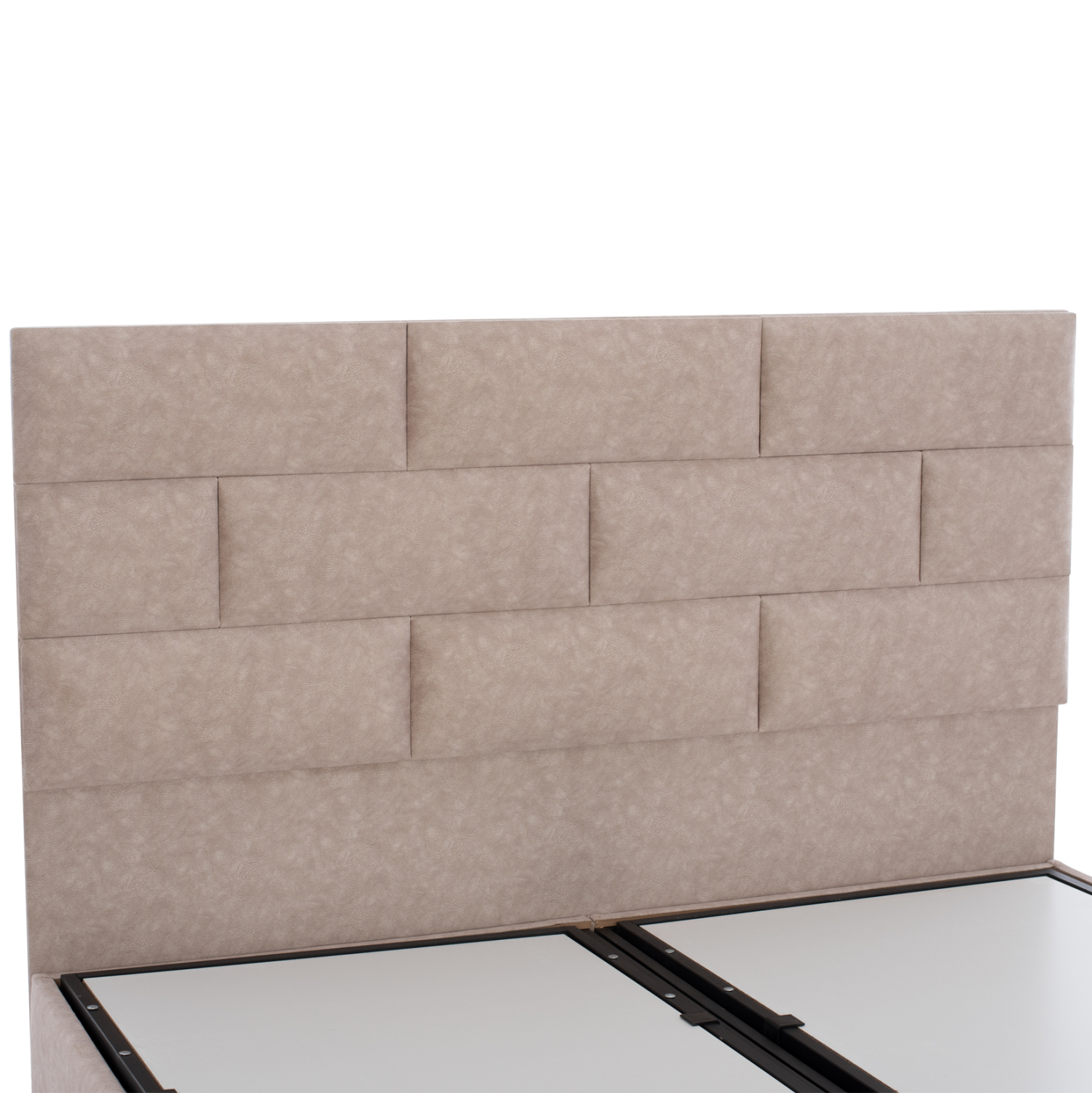 ΚΡΕΒΑΤΙ HM627.22 SOLEDAD, ΜΕ ΑΠΟΘΗΚΕΥΤΙΚΟ, ΜΠΕΖ ΥΦΑΣΜΑ, 160x200 εκ - Image 5