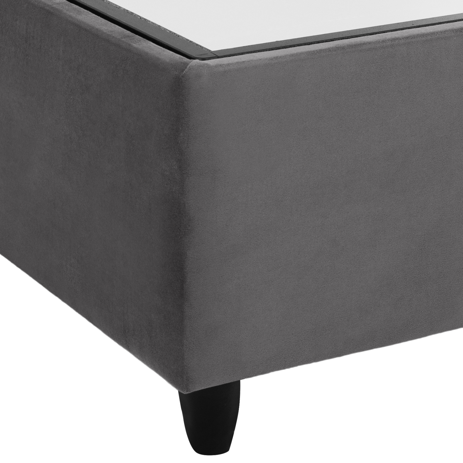 ΚΡΕΒΑΤΙ MALENA ΜΕ ΑΠΟΘΗΚΕΥΤΙΚΟ ΑΠΟ ΓΚΡΙ ΒΕΛΟΥΔΟ HM624.10 ΓΙΑ ΣΤΡΩΜΑ 160x200 εκ. - Image 6