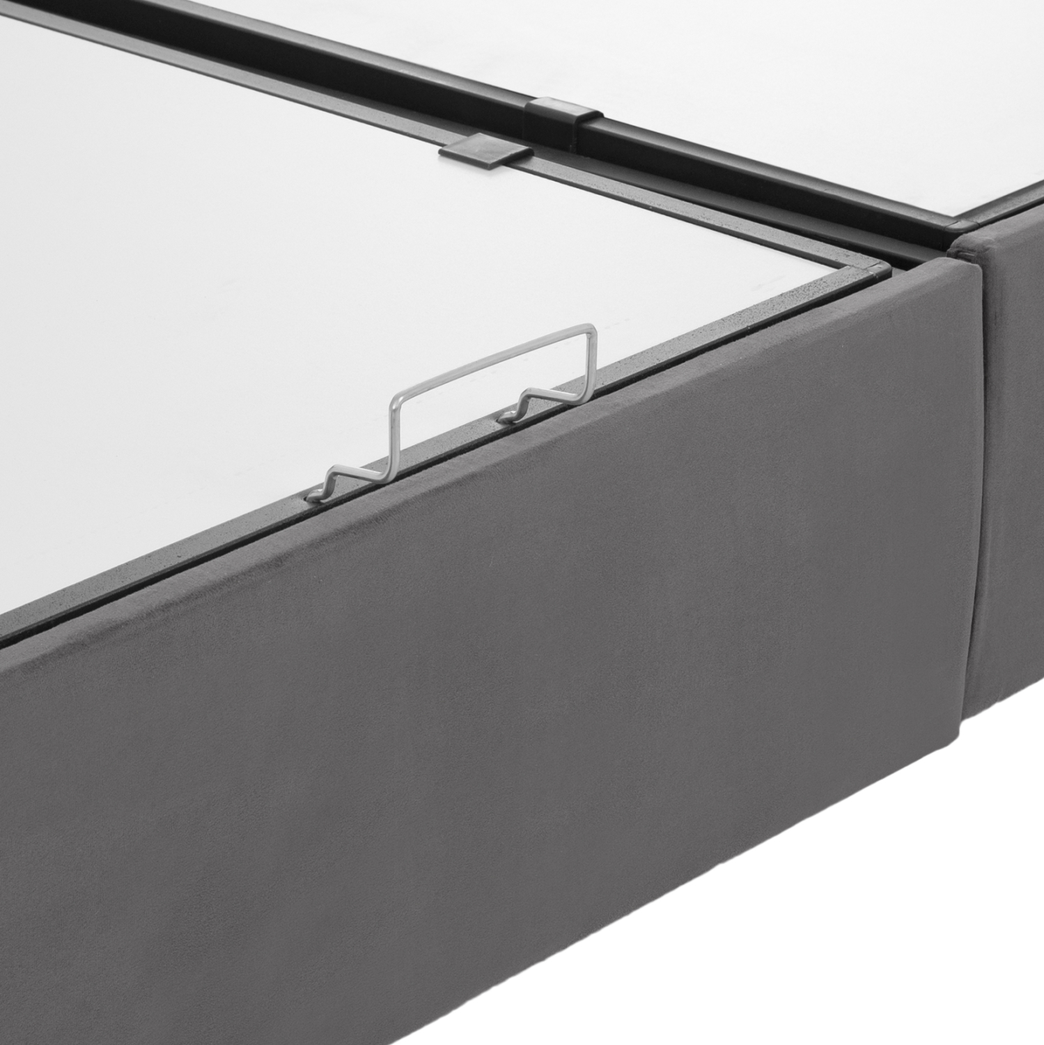 ΚΡΕΒΑΤΙ MALENA ΜΕ ΑΠΟΘΗΚΕΥΤΙΚΟ ΑΠΟ ΓΚΡΙ ΒΕΛΟΥΔΟ HM624.10 ΓΙΑ ΣΤΡΩΜΑ 160x200 εκ. - Image 7