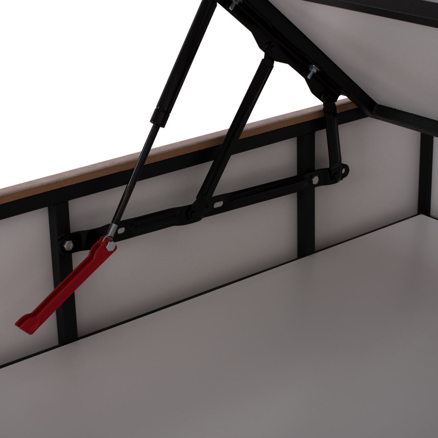 ΚΡΕΒΑΤΙ DOLORES ΜΕ ΑΠΟΘΗΚΕΥΤΙΚΟ ΜΠΕΖ ΥΦΑΣΜΑ HM631.22 ΓΙΑ ΣΤΡΩΜΑ 160x200 εκ. - Image 6