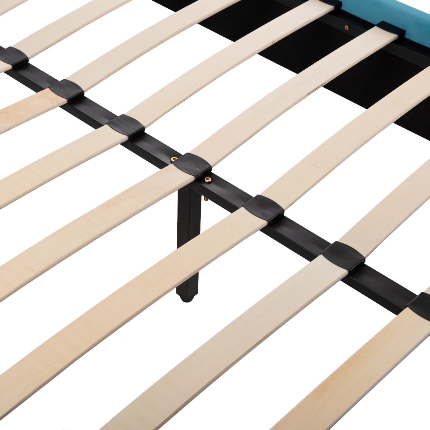 ΚΡΕΒΑΤΙ MAYLIN ΜΕ ΤΙΡΚΟΥΑΖ ΒΕΛΟΥΔΟ HM598.08 ΓΙΑ ΣΤΡΩΜΑ 120x200 EK. - Image 8