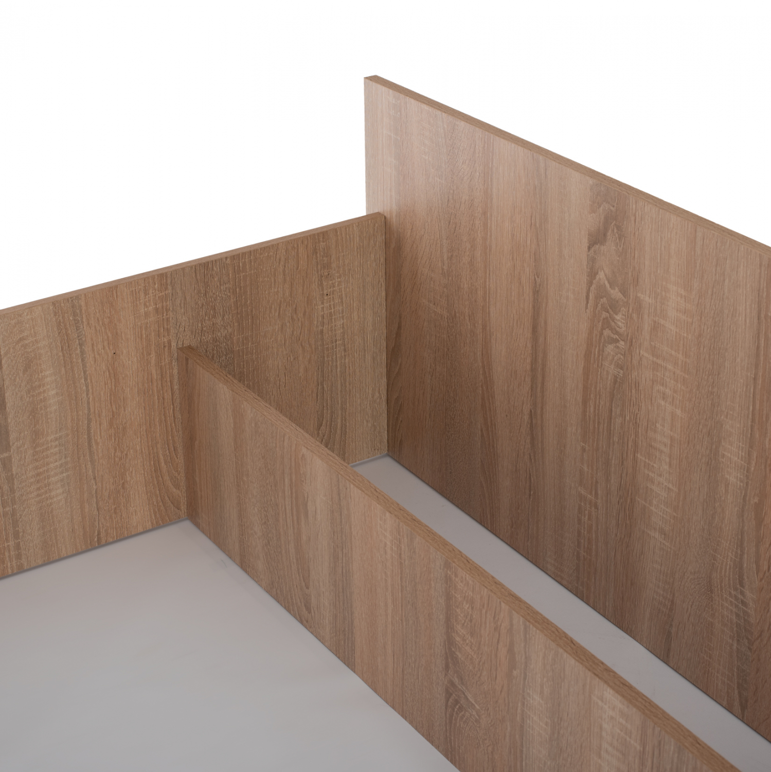 ΚΡΕΒΑΤΙ ADLER ΜΕΛΑΜΙΝΗΣ ΔΙΠΛΟ ΓΙΑ ΣΤΡΩΜΑ 160Χ200εκ. SONOMA OAK HM2432 - Image 6