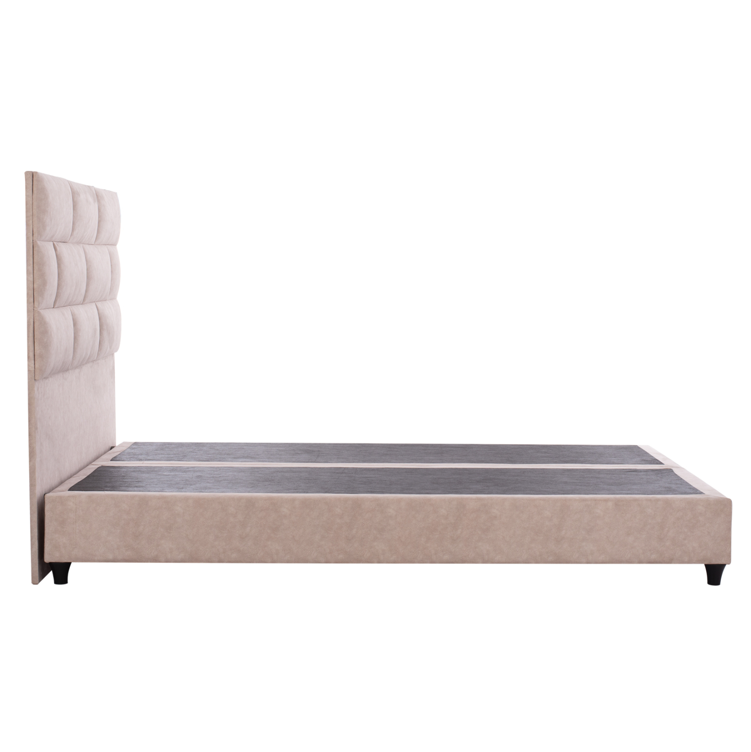 ΚΡΕΒΑΤΙ SOLEDAD ΜΠΕΖ HM644.22 ΓΙΑ ΣΤΡΩΜΑ 150x200 εκ. - Image 4