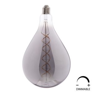 ΛΑΜΠΤΗΡΑΣ LED FILAMENT 8W E27 3000K SMOKE COLOR DIMMABLE HM4052.03