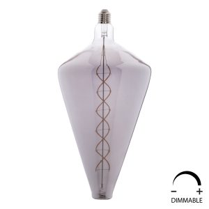 ΛΑΜΠΤΗΡΑΣ LED FILAMENT 8W E27 3000K SMOKE COLOR DIMMABLE HM4054.03