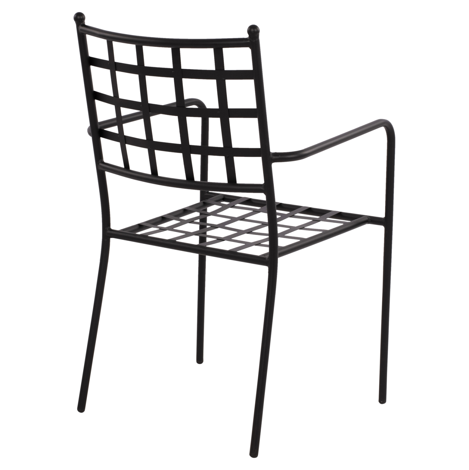 ΜΕΤΑΛΛΙΚΗ ΠΟΛΥΘΡΟΝΑ REAGAN HM5508 ΣΕ ΜΑΥΡΗ ΑΠΟΧΡΩΣΗ 46x58x88 cm - Image 4