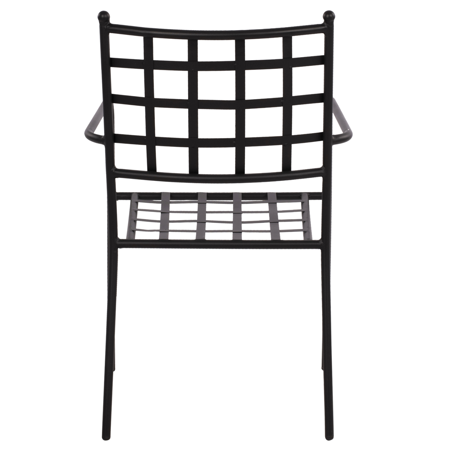 ΜΕΤΑΛΛΙΚΗ ΠΟΛΥΘΡΟΝΑ REAGAN HM5508 ΣΕ ΜΑΥΡΗ ΑΠΟΧΡΩΣΗ 46x58x88 cm - Image 5