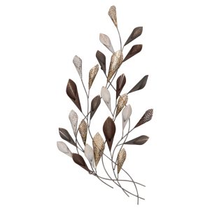 ΜΕΤΑΛΛΙΚΟ ΔΙΑΚΟΣΜΗΤΙΚΟ ΤΟΙΧΟΥ HM7159 ΑΝΘΡΑΚΙ ΧΡΥΣΟ 44x5,5x87Y εκ.