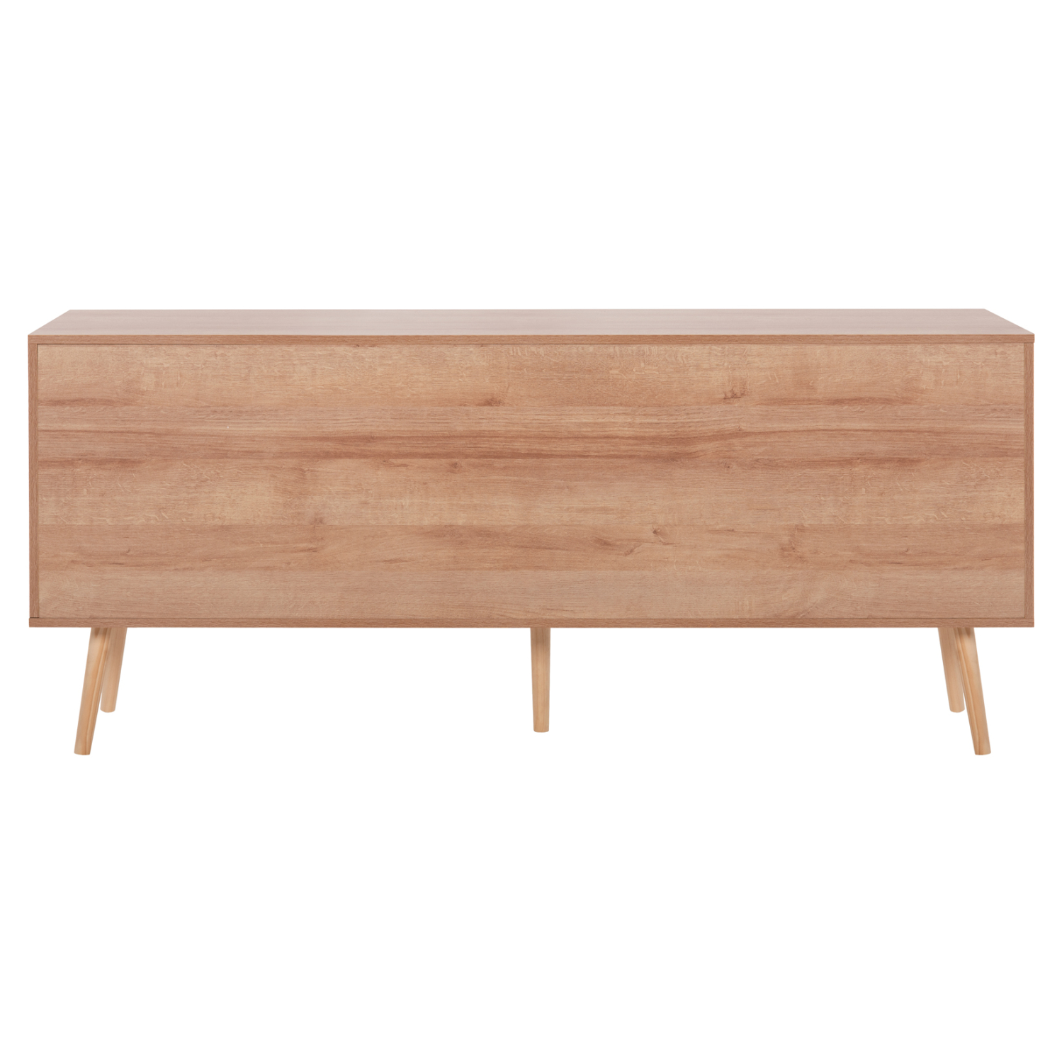 ΜΠΟΥΦΕΣ COLM HM9440.11 ΜΕΛΑΜΙΝΗΣ & ΣΥΝΘΕΤΙΚΟ RATTAN ΣΤΙΣ 4 ΠΟΡΤΕΣ 160x39,5x71Yεκ. - Image 4