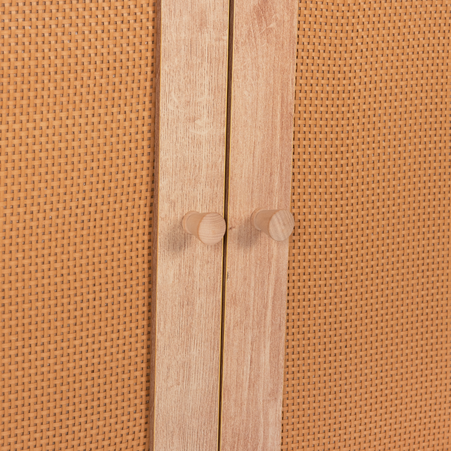 ΜΠΟΥΦΕΣ COLM HM9440.11 ΜΕΛΑΜΙΝΗΣ & ΣΥΝΘΕΤΙΚΟ RATTAN ΣΤΙΣ 4 ΠΟΡΤΕΣ 160x39,5x71Yεκ. - Image 6