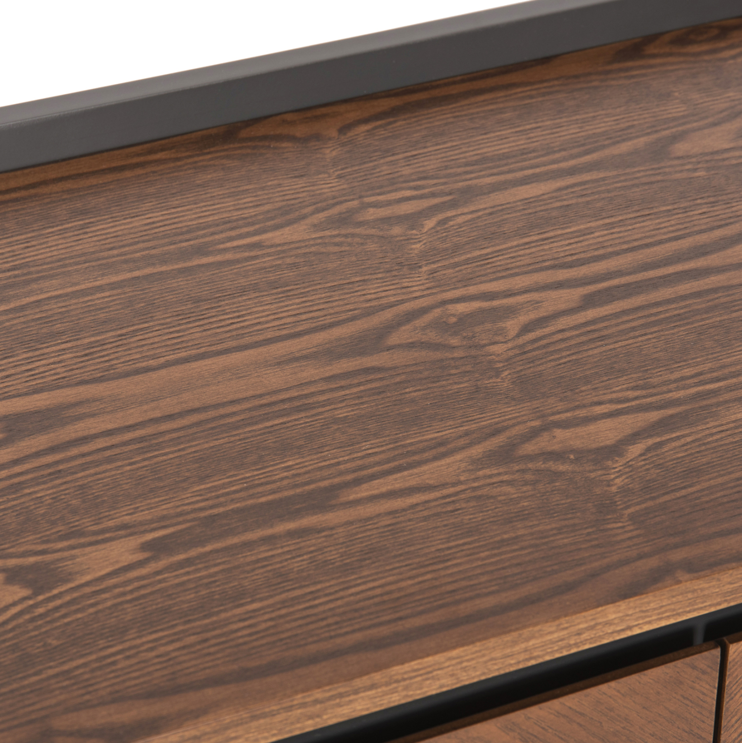 ΜΠΟΥΦΕΣ BEEN HM9740 MDF ΣΕ ΣΚΟΥΡΟ ΓΚΡΙ & ΚΑΡΥΔΙ ΚΑΠΛΑΜΑ 170x43x83Υεκ. - Image 5