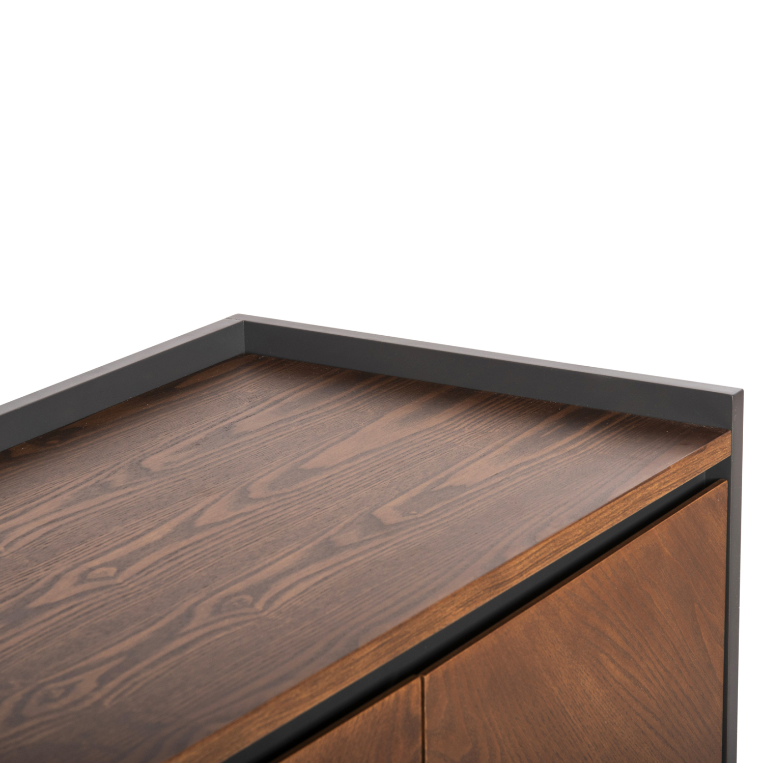 ΜΠΟΥΦΕΣ BEEN HM9740 MDF ΣΕ ΣΚΟΥΡΟ ΓΚΡΙ & ΚΑΡΥΔΙ ΚΑΠΛΑΜΑ 170x43x83Υεκ. - Image 6