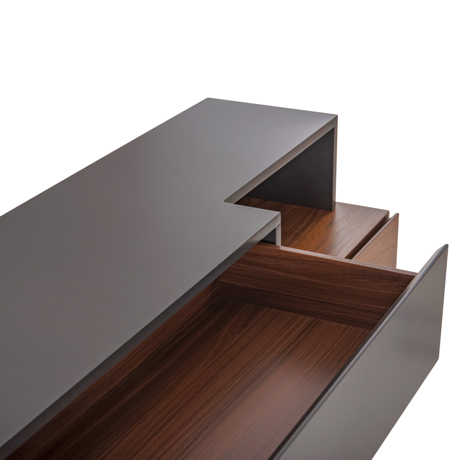 ΜΠΟΥΦΕΣ PREDA HM9747 MDF ΜΕ ΚΑΡΥΔΙ & ΣΚΟΥΡΟ ΓΚΡΙ ΚΑΠΛΑΜΑ 167x28-40x80Υεκ. - Image 6