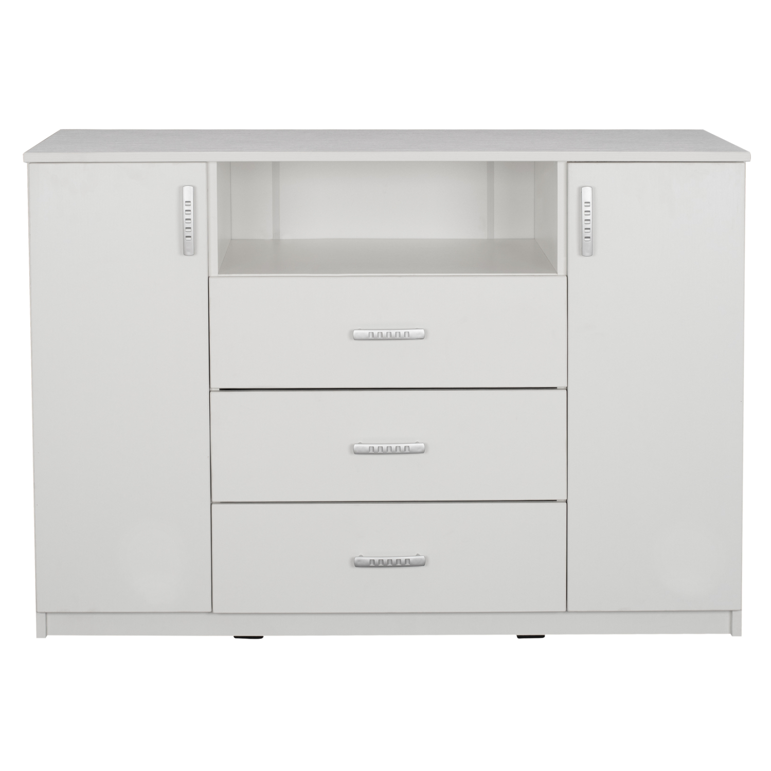 ΜΠΟΥΦΕΣ ΜΕ 2 ΝΤΟΥΛΑΠΙΑ Κ 3 ΣΥΡΤΑΡΙΑ ADLER ΛΕΥΚΟΣ HM2430.03 120X45X85Y εκ. - Image 3