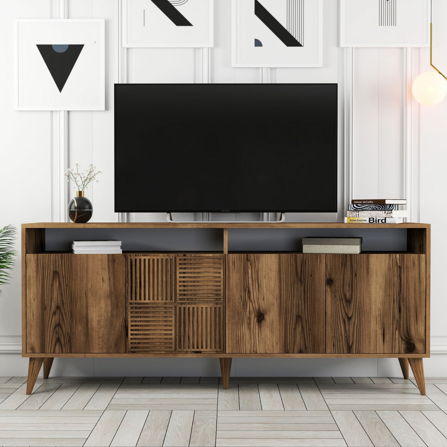 ΜΠΟΥΦΕΣ ΜΕΛΑΜΙΝΗΣ ΚΑΡΥΔΙ HM9431.04 180x35x78.6Υεκ. - Image 4