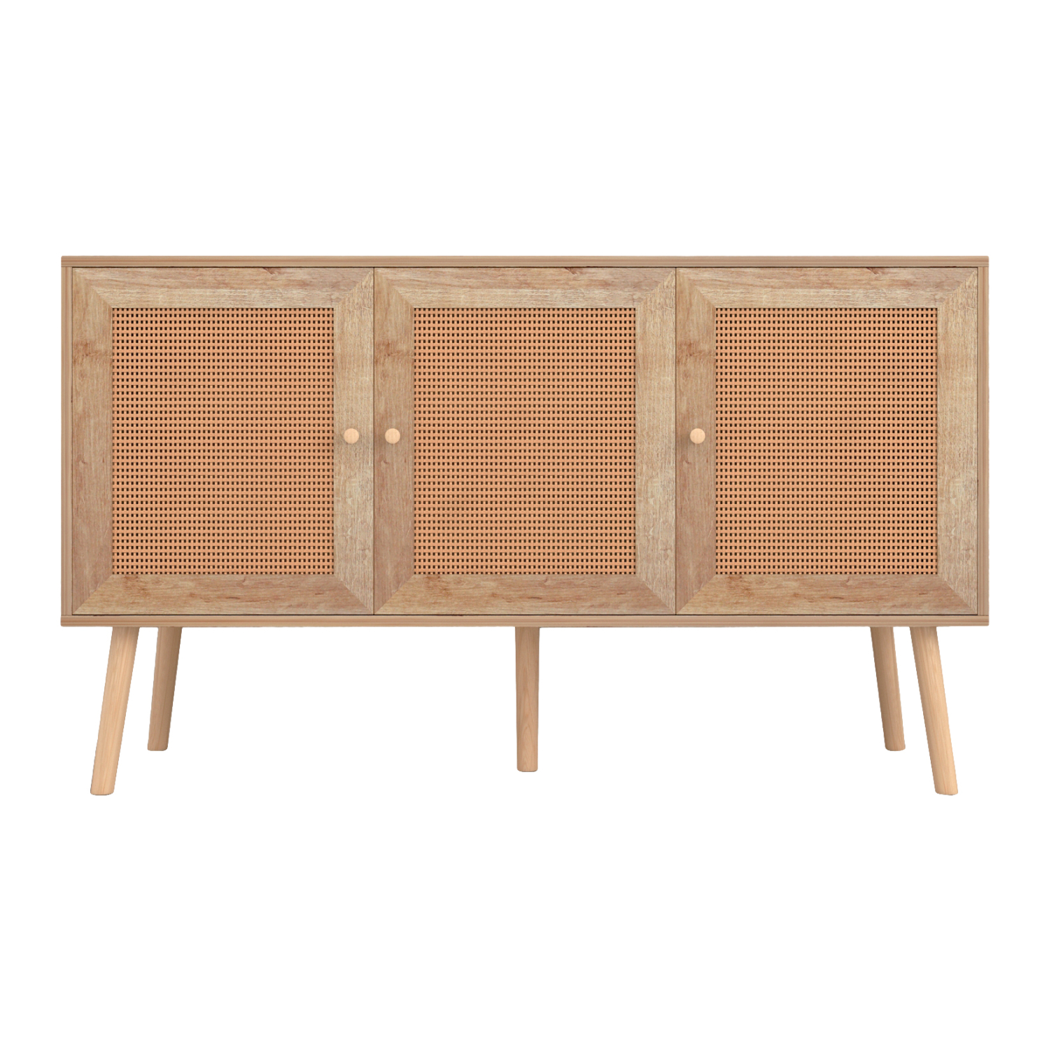 ΜΠΟΥΦΕΣ ΜΕΛΑΜΙΝΗΣ COLM- ΣΥΝΘ. RATTAN ΣΤΙΣ ΠΟΡΤΕΣ HM9220.11 120Χ39Χ70Υεκ. - Image 3