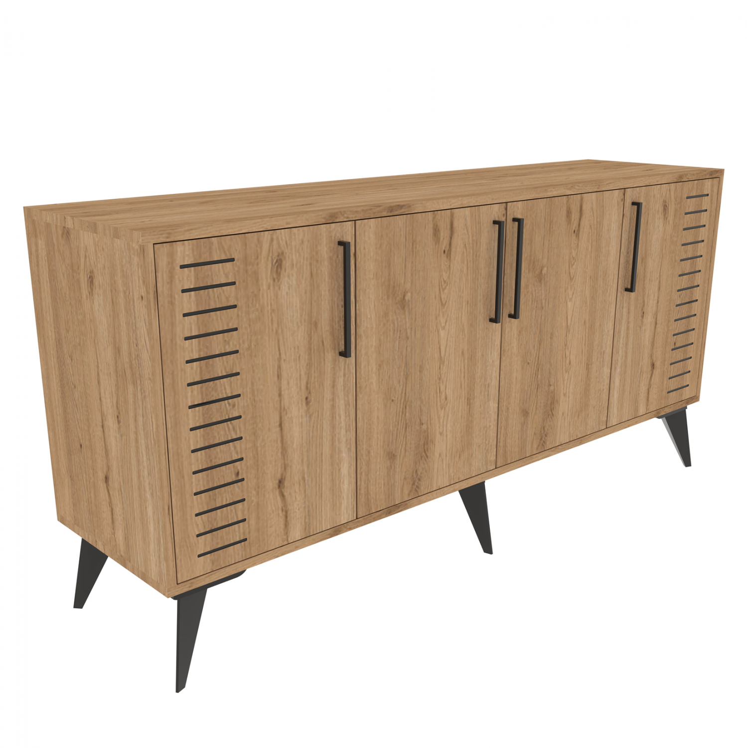 ΜΠΟΥΦΕΣ ΣΕ ΦΥΣΙΚΟ ΧΡΩΜΑ HM9252.01 160x41x79 εκ. - Image 6