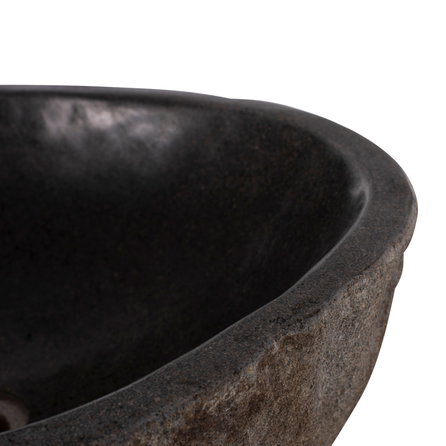 ΝΙΠΤΗΡΑΣ STONE SINK ΛΑΞΕΥΜΕΝΗ ΠΕΤΡΑ ΓΚΡΙ ΧΡΩΜΑ 40x40x20Yεκ.HM7807 - Image 5