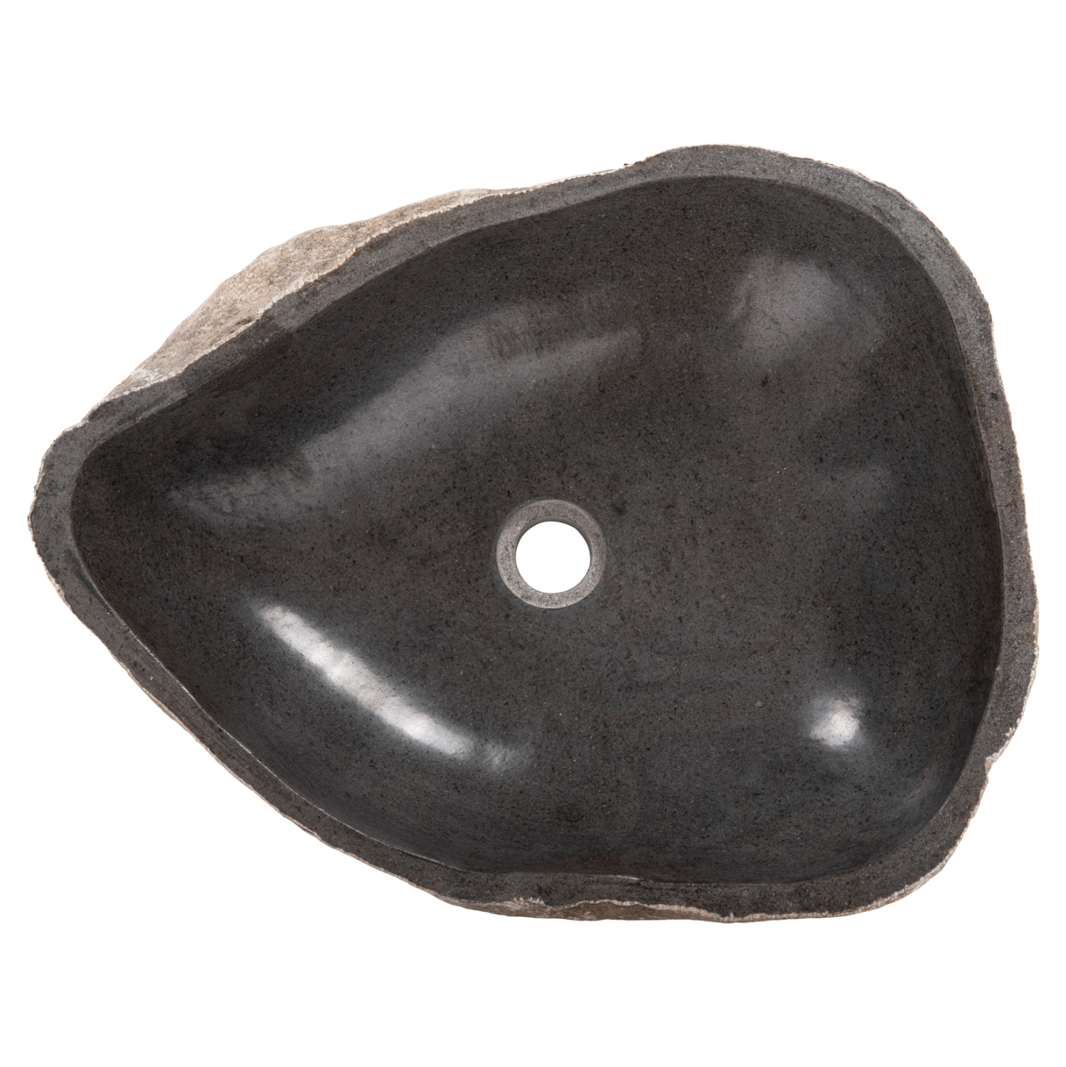 ΝΙΠΤΗΡΑΣ STONE SINK ΛΑΞΕΥΜΕΝΗ ΠΕΤΡΑ ΓΚΡΙ ΑΠΟΧΡΩΣΗ HM4193 55x44x16Υ εκ. - Image 6