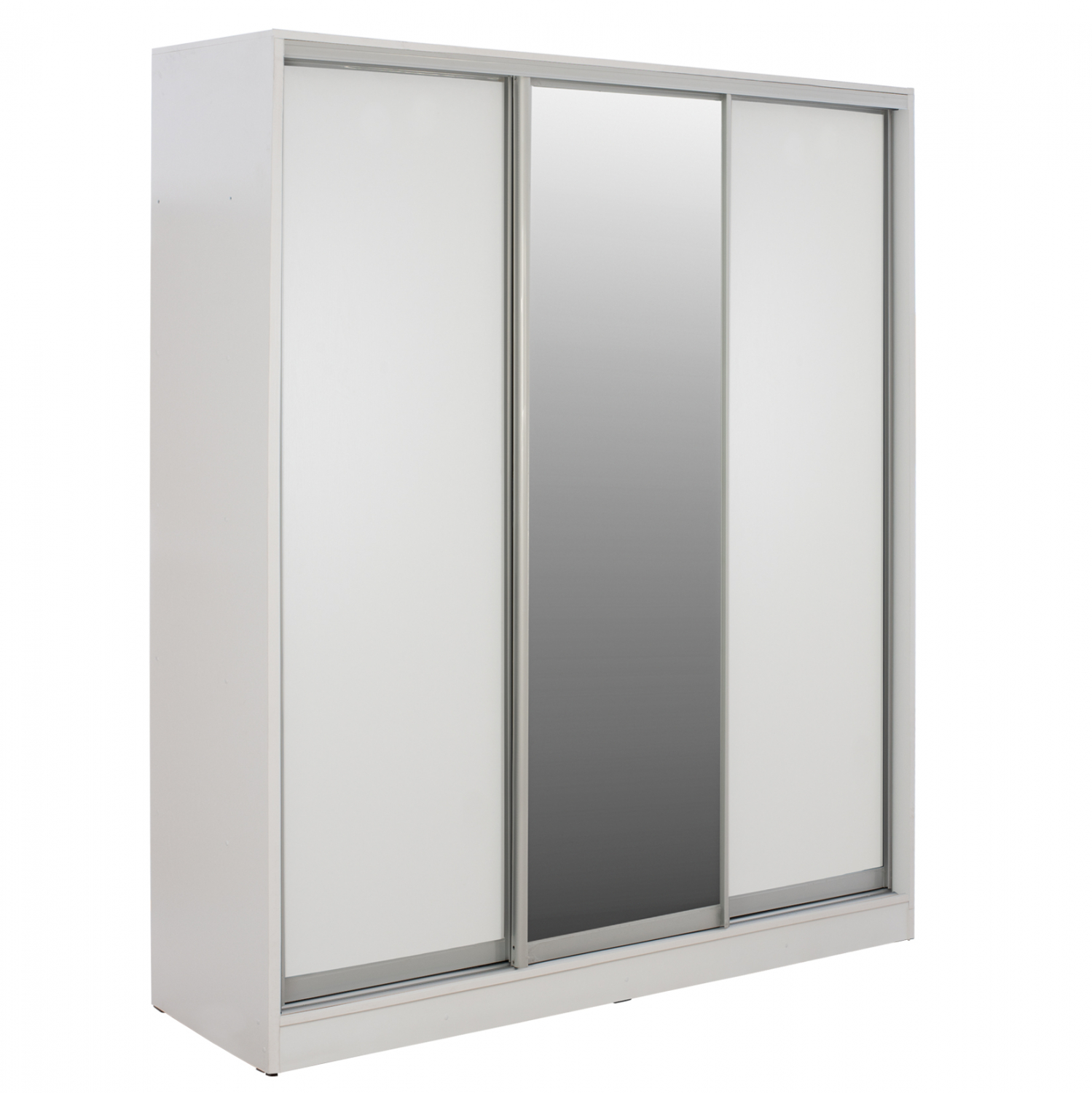 ΝΤΟΥΛΑΠΑ ΣΥΡΟΜΕΝΗ ADLER ΜΕΛΑΜΙΝΗΣ ΛΕΥΚΗ ΜΕ ΚΑΘΡΕΦΤΗ 3ΦΥΛΛΗ HM2461.03 183x60x220 εκ.