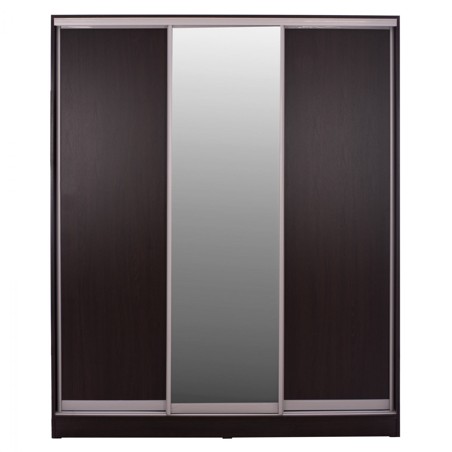 ΝΤΟΥΛΑΠΑ ΣΥΡΟΜΕΝΗ ADLER ΜΕΛΑΜΙΝΗΣ WENGE ΜΕ ΚΑΘΡΕΦΤΗ 3ΦΥΛΛΗ HM2461.02 183x60x220 εκ. - Image 3