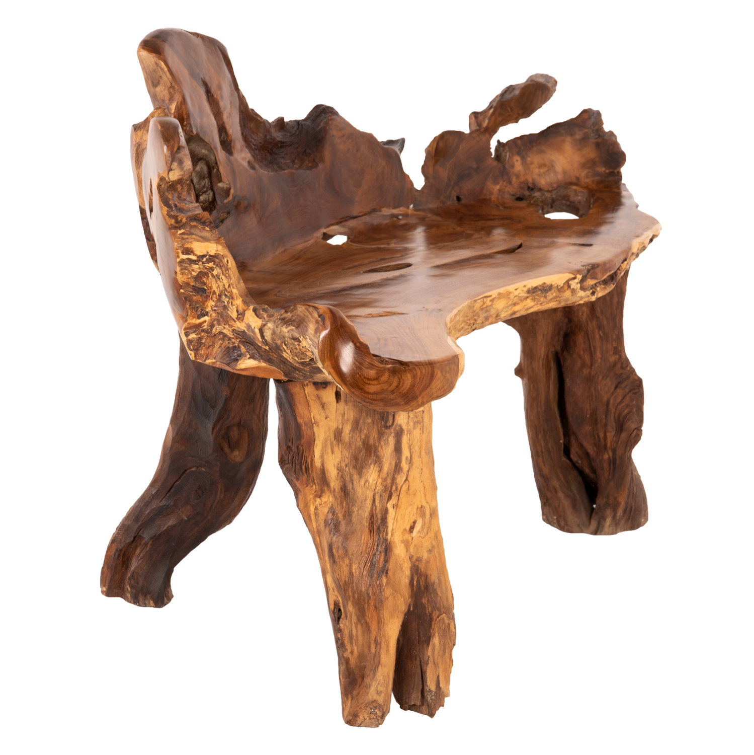 ΠΑΓΚΑΚΙ ΜΑΣΙΦ ΞΥΛΟ ΤEAK ΦΥΣΙΚΟ HM9398 130x52x80Υεκ. - Image 4