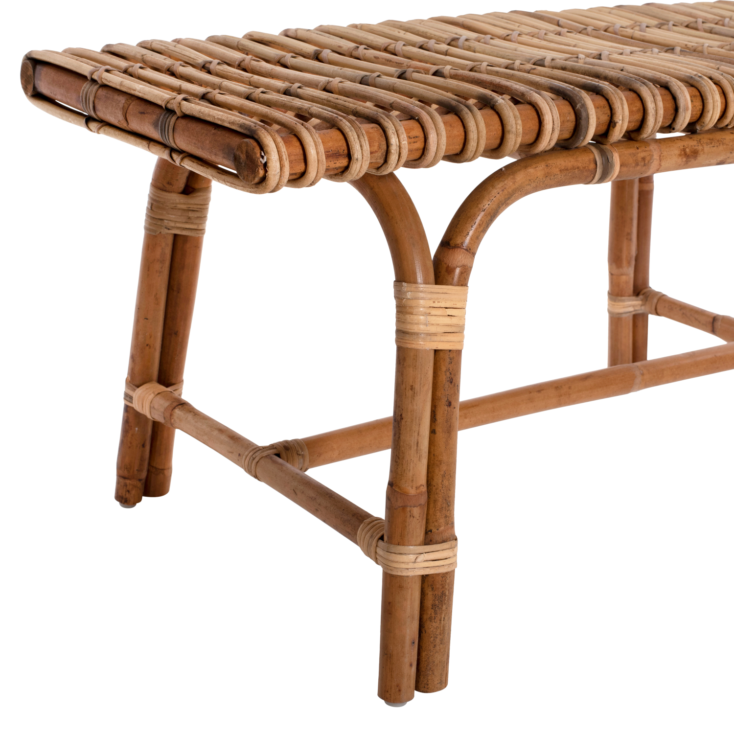 ΠΑΓΚΑΚΙ-ΜΠΑΓΚΑΖΙΕΡΑ ΞΕΝΟΔΟΧΕΙΟΥ ΑΠΟ RATTAN ΦΥΣΙΚΟ ΧΡΩΜΑ 90x42x48Υεκ.HM9480 - Image 5