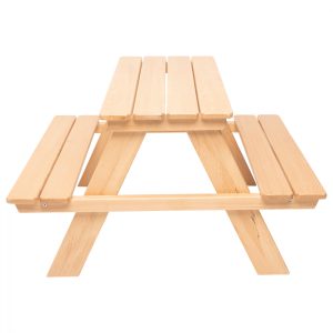 ΠΑΙΔΙΚΟ ΤΡΑΠΕΖΙ ΠΙΚΝΙΚ ΞΥΛΙΝΟ MIKO ΗΜ5843 ΦΥΣΙΚΟ 88x88x52,5Y εκ.