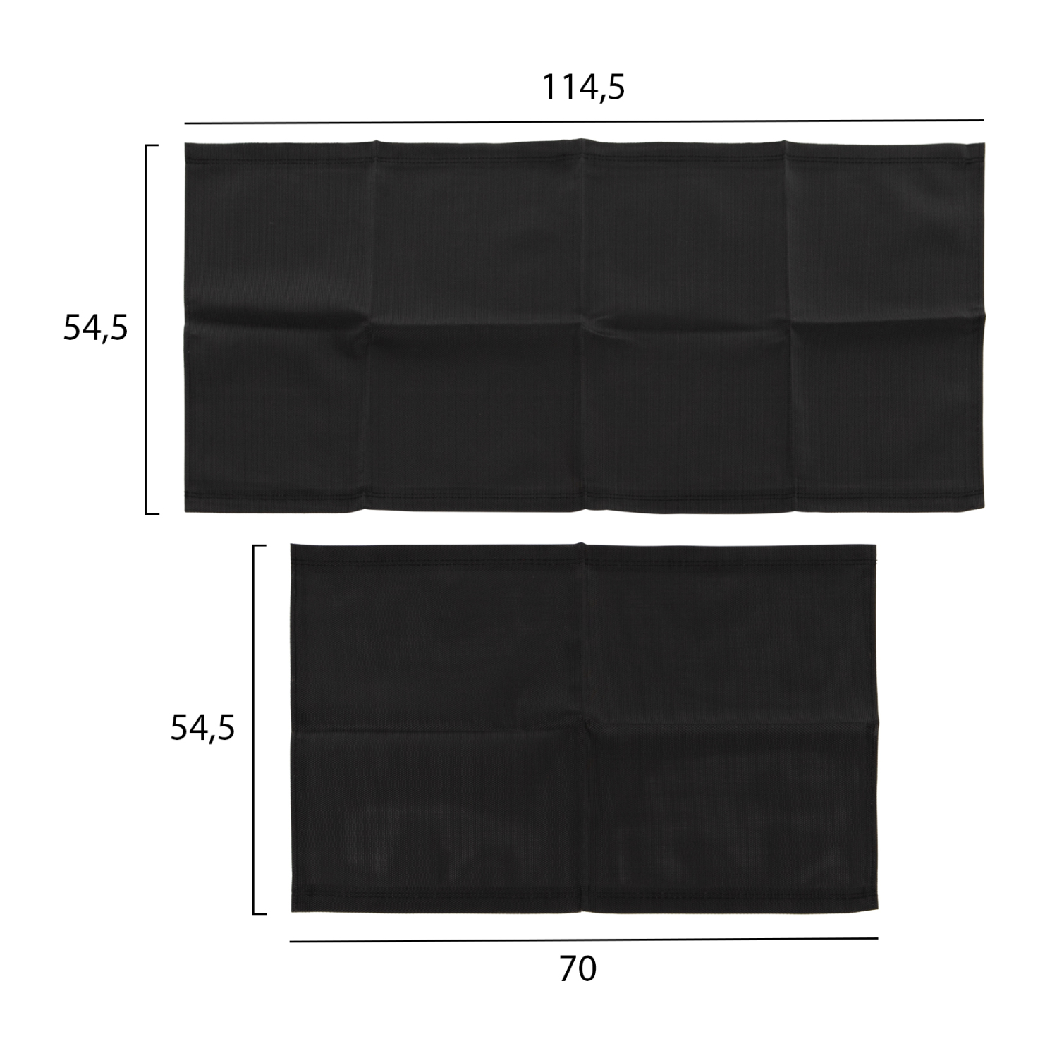 ΠΑΝΙ TEXTILENE ΑΝΤΑΛΛΑΚΤΙΚΟ ΞΑΠΛΩΣΤΡΑΣ MILOS-CRETA ΜΑΥΡΟ HM5887.01 - Image 2