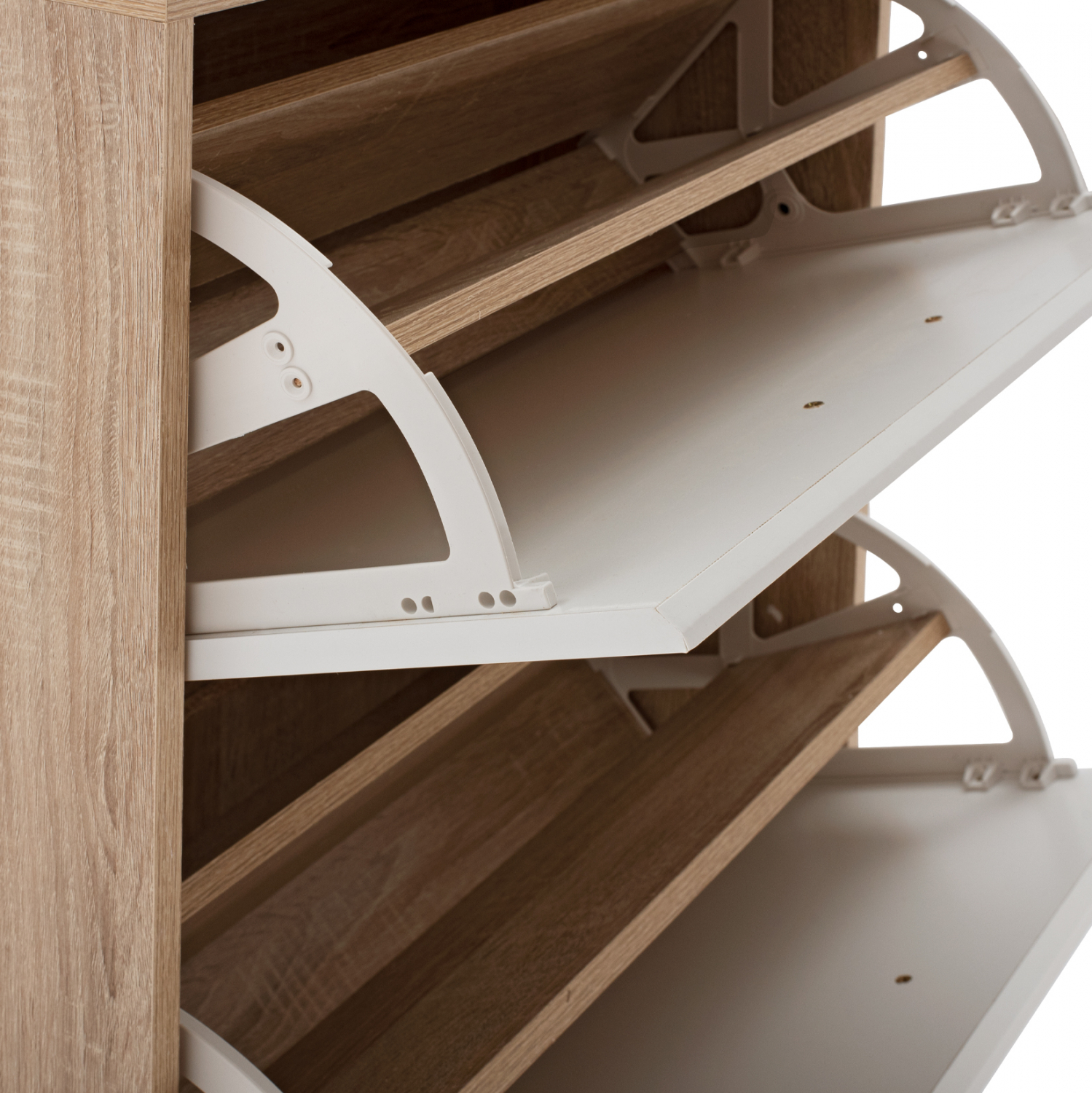 ΠΑΠΟΥΤΣΟΘΗΚΗ ΜΕΛΑΜΙΝΗΣ DAVINA 3ΘΕΣΕΩΝ HM2221.06 SONAMA-ΛΕΥΚΗ 62Χ24Χ110Υ εκ. - Image 5