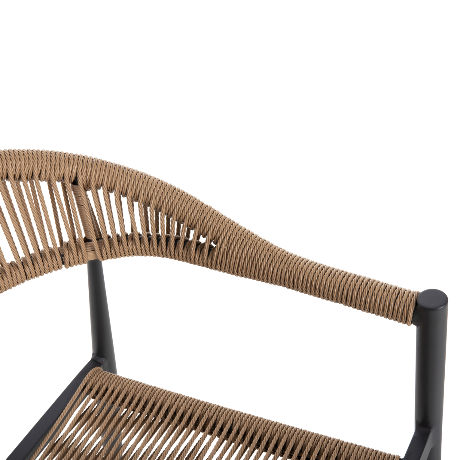 ΠΟΛΥΘΡΟΝΑ ΑΛΟΥΜΙΝΙΟΥ GRET HM5854.02 ΑΝΘΡΑΚΙ PΕ RATTAN ΜΠΕΖ 56x55,5x78Υ εκ. - Image 7