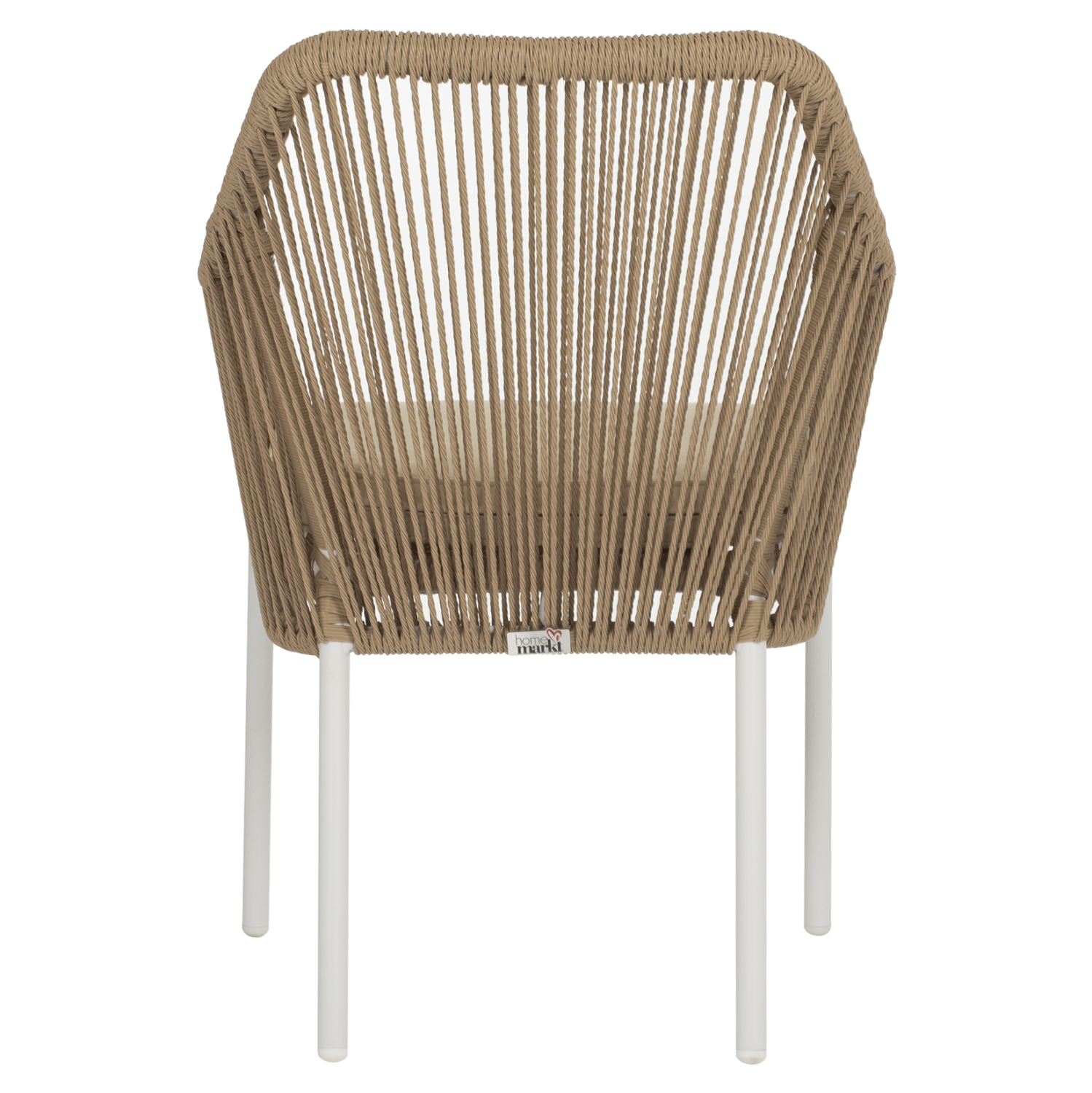 ΠΟΛΥΘΡΟΝΑ ΑΛΟΥΜΙΝΙΟΥ LOKKI HM5855.01 ΛΕΥΚΟ ΜΕ ΣΧΟΙΝΙ WICKER PE ΜΠΕΖ 56x66x82Υ εκ. - Image 5