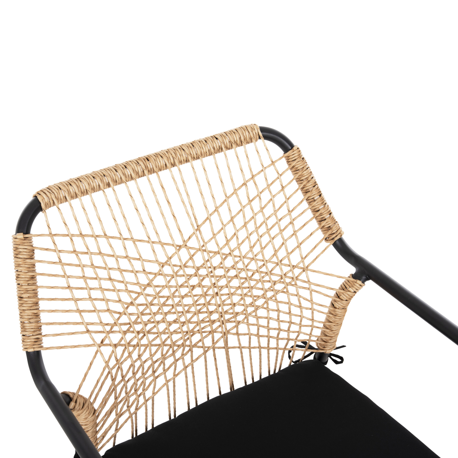 ΠΟΛΥΘΡΟΝΑ ΑΛΟΥΜΙΝΙΟΥ TROTTER HM5865.11 ΣΚΟΥΡΟΣ ΓΚΡΙ ΣΚΕΛΕΤΟΣ ΜΕ WICKER ΜΠΕΖ & ΜΑΥΡΟ ΜΑΞΙΛΑΡΙ - Image 6