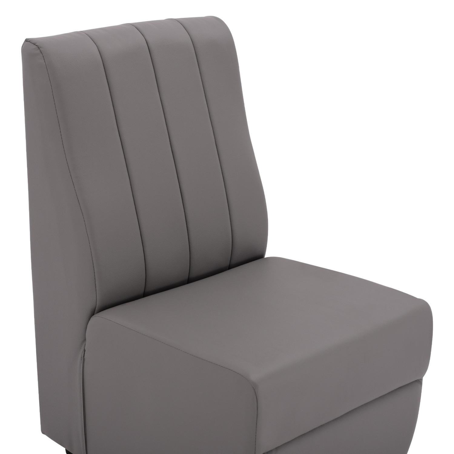 ΠΟΛΥΘΡΟΝΑ LANDON HM3162.10 ΑΠΟ ΤΕΧΝΟΔΕΡΜΑ ΣΕ ΓΚΡΙ ΑΠΟΧΡΩΣΗ 51x66x93Υ εκ. - Image 4