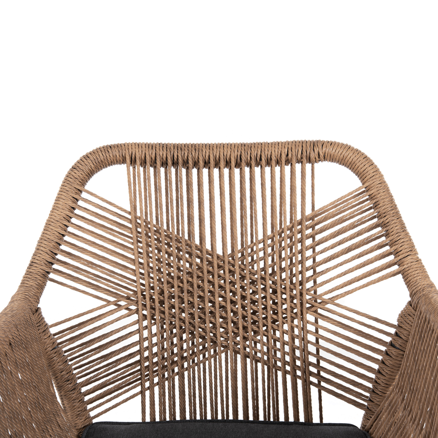 ΠΟΛΥΘΡΟΝΑ TOPIN HM6048.03 ΑΛΟΥΜΙΝΙΟ ΑΝΘΡΑΚΙ-P.E. RATTAN ΜΠΕΖ-ΜΑΞΙΛΑΡΙ ΑΝΘΡΑΚΙ - Image 6