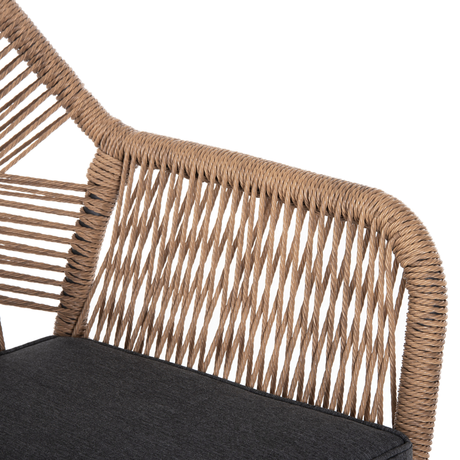 ΠΟΛΥΘΡΟΝΑ TOPIN HM6048.03 ΑΛΟΥΜΙΝΙΟ ΑΝΘΡΑΚΙ-P.E. RATTAN ΜΠΕΖ-ΜΑΞΙΛΑΡΙ ΑΝΘΡΑΚΙ - Image 8