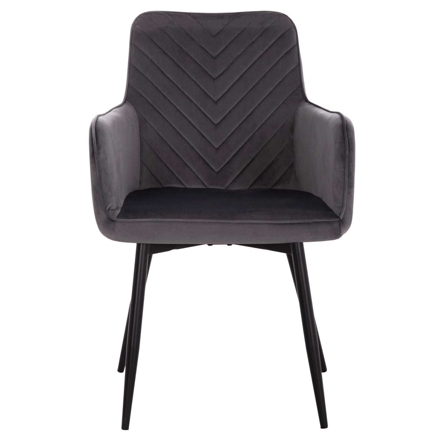 ΠΟΛΥΘΡΟΝΑ LATRELL HM8582.01 ΓΚΡΙ ΒΕΛΟΥΔΟ & ΜΑΥΡΑ ΜΕΤΑΛΛΙΚΑ ΠΟΔΙΑ 54x57x84Yεκ. - Image 3