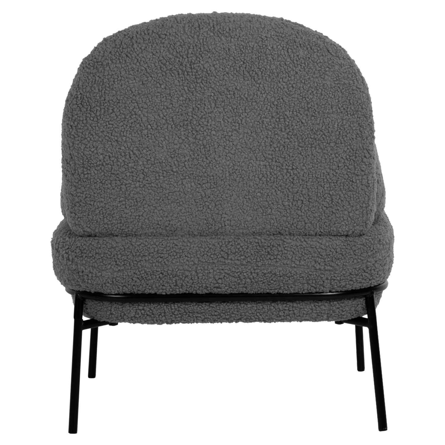 ΠΟΛΥΘΡΟΝΑ AGNES HM9525.21 ΓΚΡΙ ΜΠΟΥΚΛΕ-ΜΑΥΡΑ ΜΕΤΑΛΛΙΚΑ ΠΟΔΙΑ 74x71x83Υεκ. - Image 5