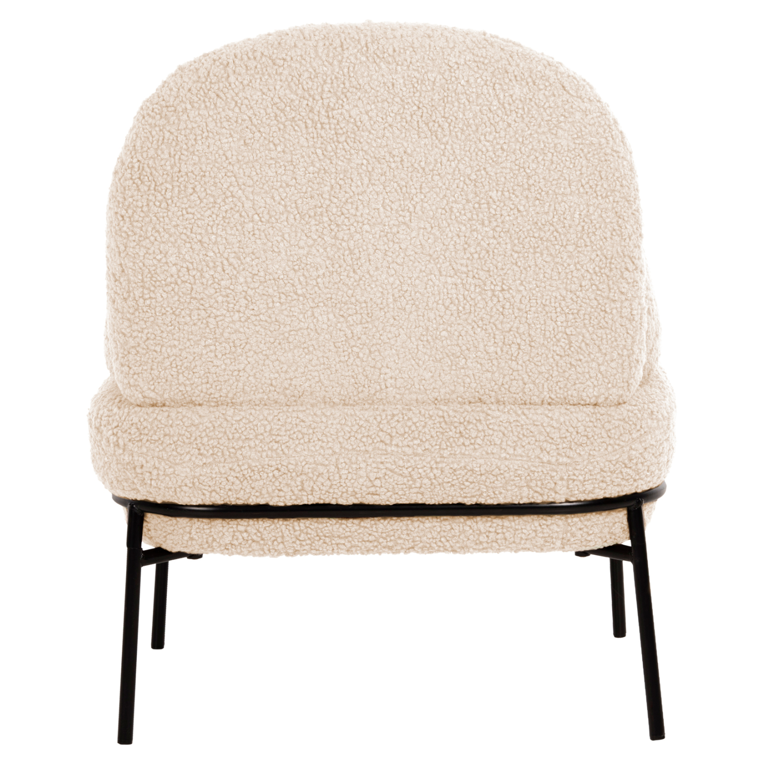 ΠΟΛΥΘΡΟΝΑ AGNES HM9525.23 ΛΕΥΚΟ ΜΠΟΥΚΛΕ-ΜΑΥΡΑ ΜΕΤΑΛΛΙΚΑ ΠΟΔΙΑ 74x71x83Υεκ. - Image 5