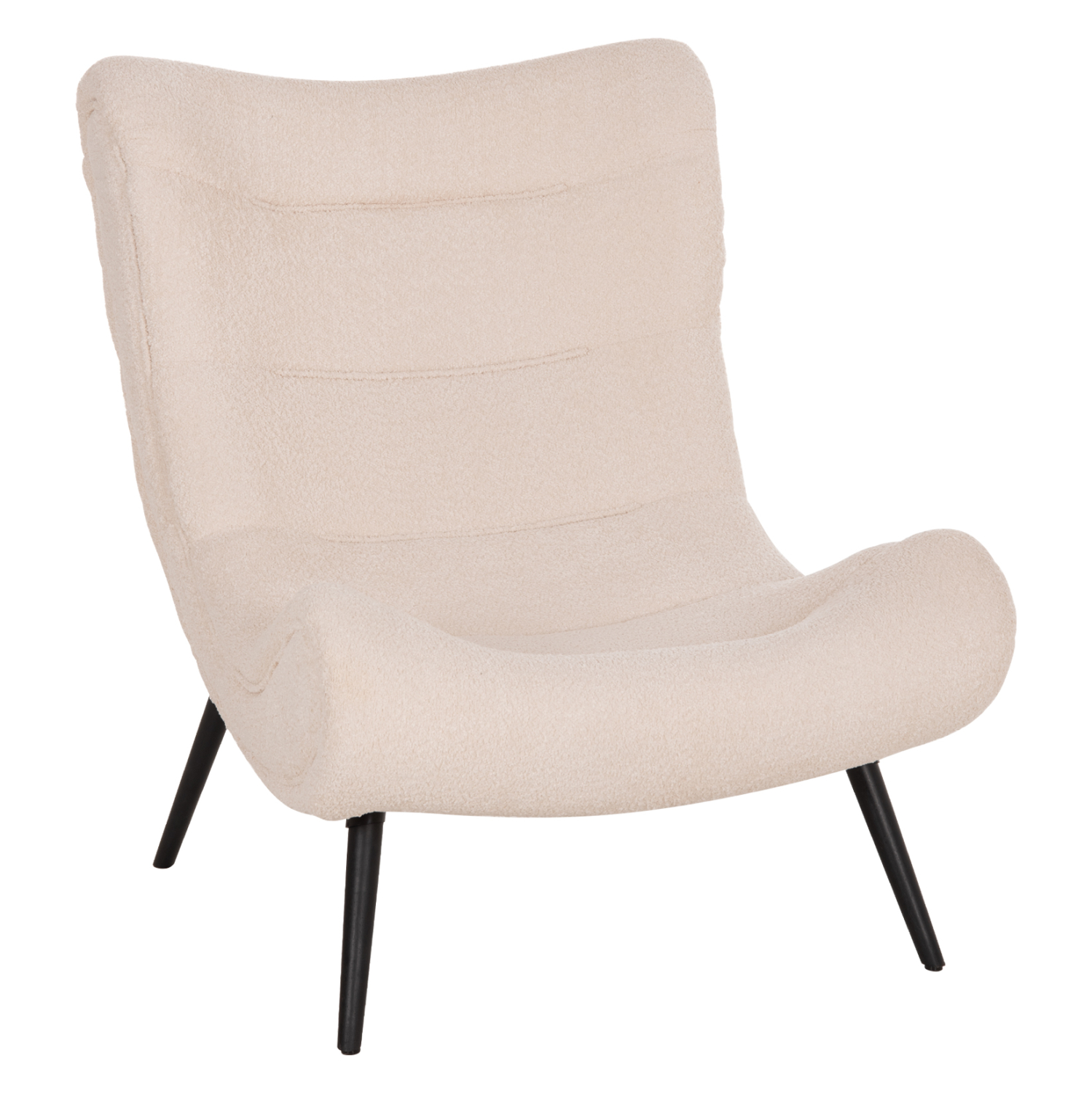 ΠΟΛΥΘΡΟΝΑ BRYM HM9605.06 ΕΚΡΟΥ ΜΠΟΥΚΛΕ ΥΦΑΣΜΑ-ΜΑΥΡΑ ΞΥΛΙΝΑ ΠΟΔΙΑ 97x80x100Υ εκ.