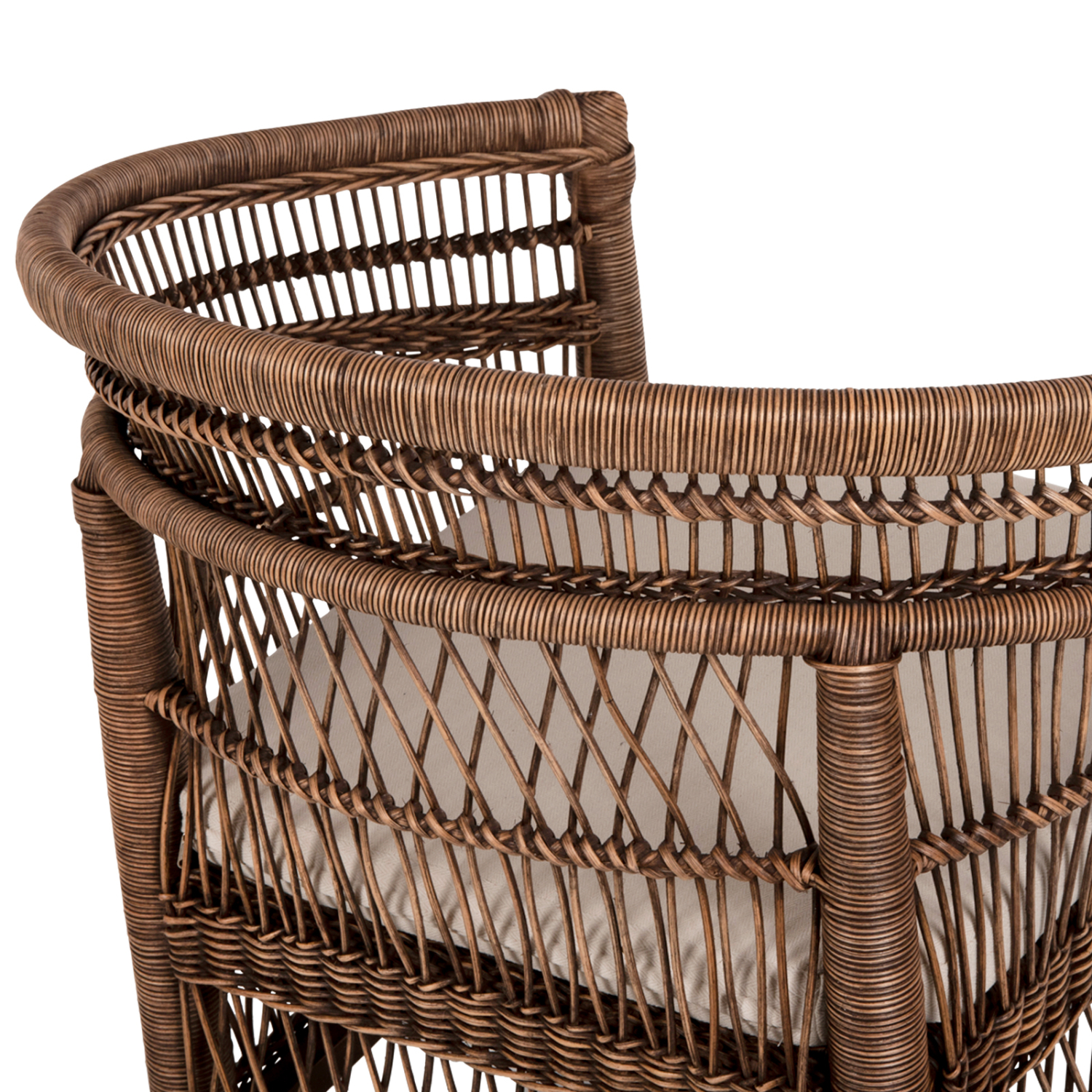 ΠΟΛΥΘΡΟΝΑ MALAWI HM9635.01 ΞΥΛΟ ΜΑΟΝΙ ΜΕ RATTAN ΚΑΦΕ-ΛΕΥΚΟ ΜΑΞΙΛΑΡΙ 80x70x86Υεκ. - Image 8