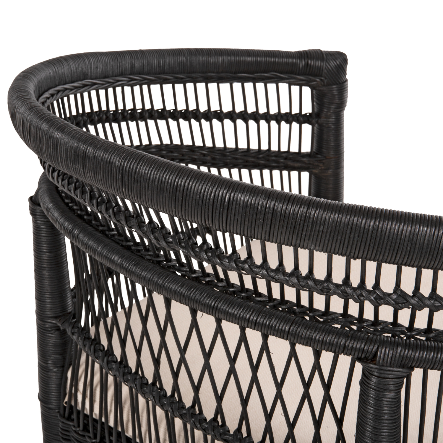 ΠΟΛΥΘΡΟΝΑ MALAWI HM9635.03 ΞΥΛΟ ΜΑΟΝΙ ΜΕ RATTAN ΜΑΥΡΟ-ΛΕΥΚΟ ΜΑΞΙΛΑΡΙ 80x70x86Υεκ. - Image 9