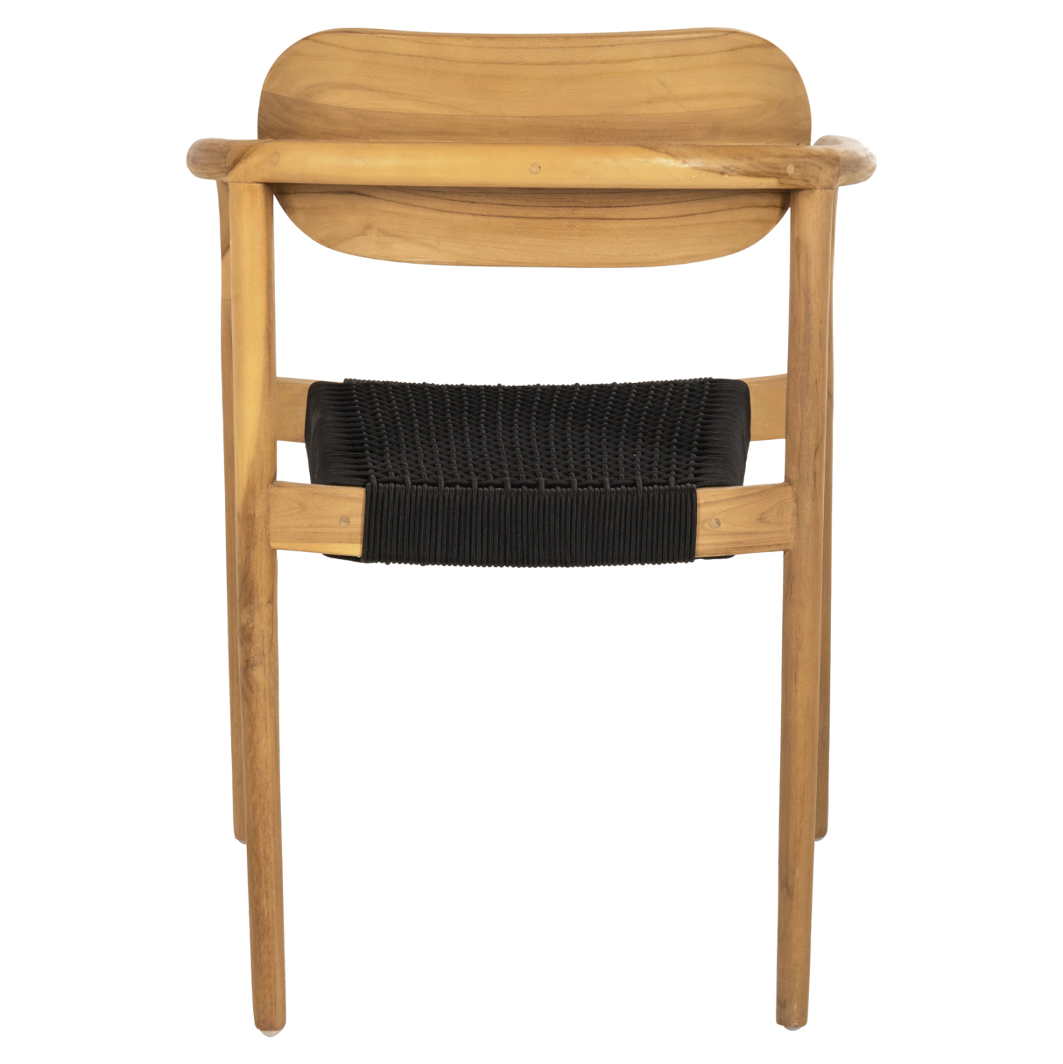 ΠΟΛΥΘΡΟΝΑ OSLO HM9636.02 ΞΥΛΟ TEAK ΦΥΣΙΚΟ & ΜΑΥΡΟ ΣΧΟΙΝΙ 55x54x80Y εκ. - Image 5