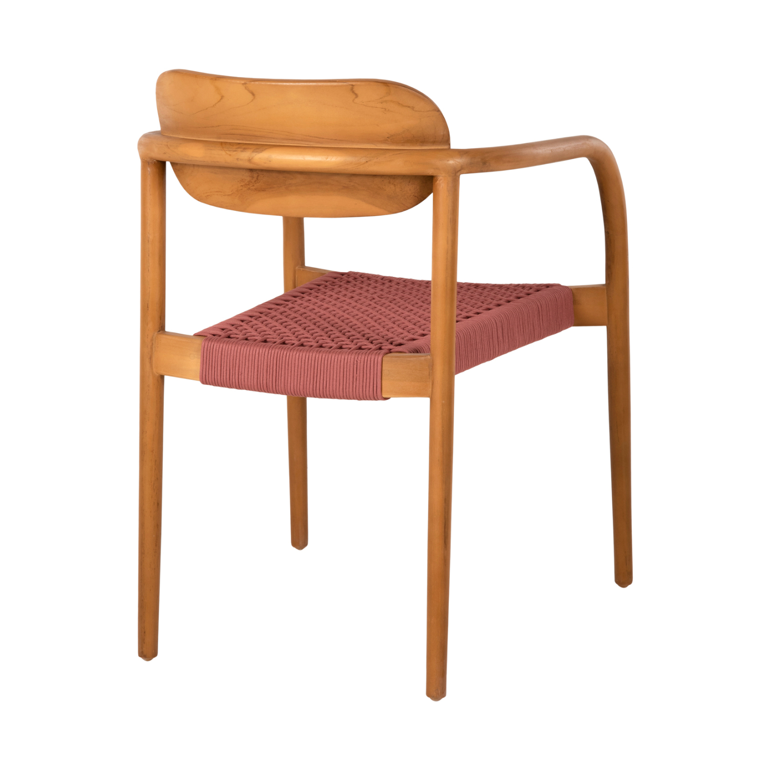 ΠΟΛΥΘΡΟΝΑ OSLO HM9636.06 ΞΥΛΟ TEAK ΦΥΣΙΚΟ & ΡΟΖ ΣΧΟΙΝΙ 55x54x80Yεκ. - Image 4