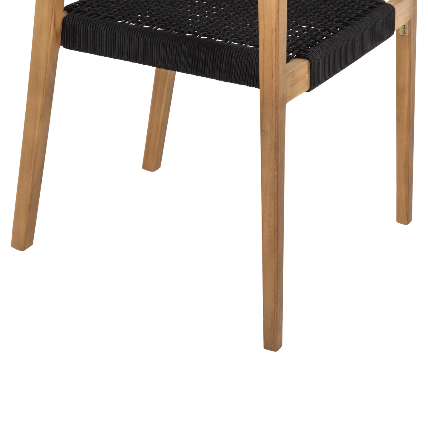 ΠΟΛΥΘΡΟΝΑ CHARLOTTE HM9637.02 ΞΥΛΟ TEAK ΦΥΣΙΚΟ & ΜΑΥΡΟ ΣΧΟΙΝΙ 59x54x83Y εκ. - Image 9