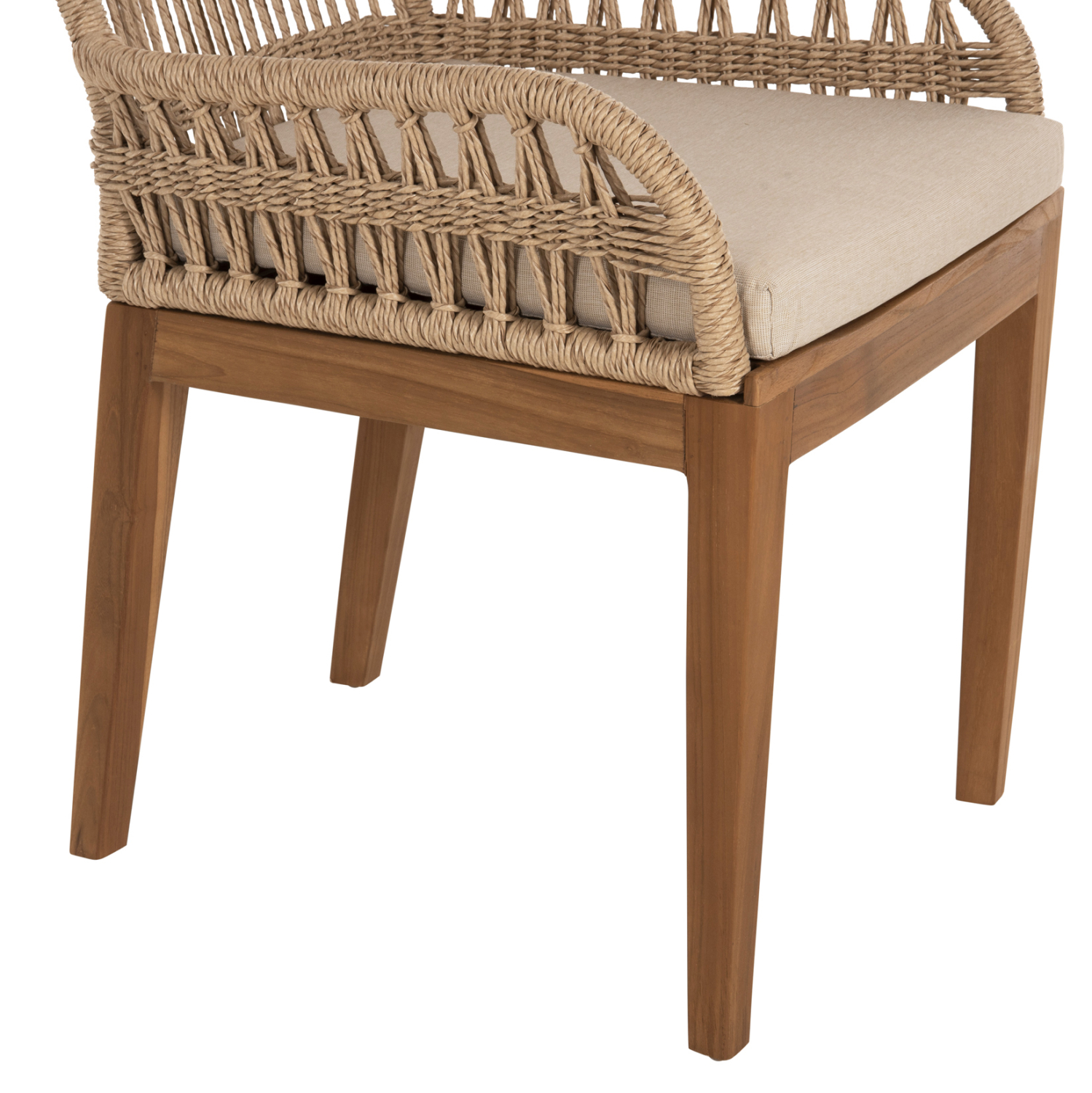 ΠΟΛΥΘΡΟΝΑ STARDOM HM9760.01 ΞΥΛΟ ΤΕΑΚ ΚΑΙ ΣΧΟΙΝΙ- ΦΥΣΙΚΟ ΧΡΩΜΑ 57x65x83Yεκ. - Image 8