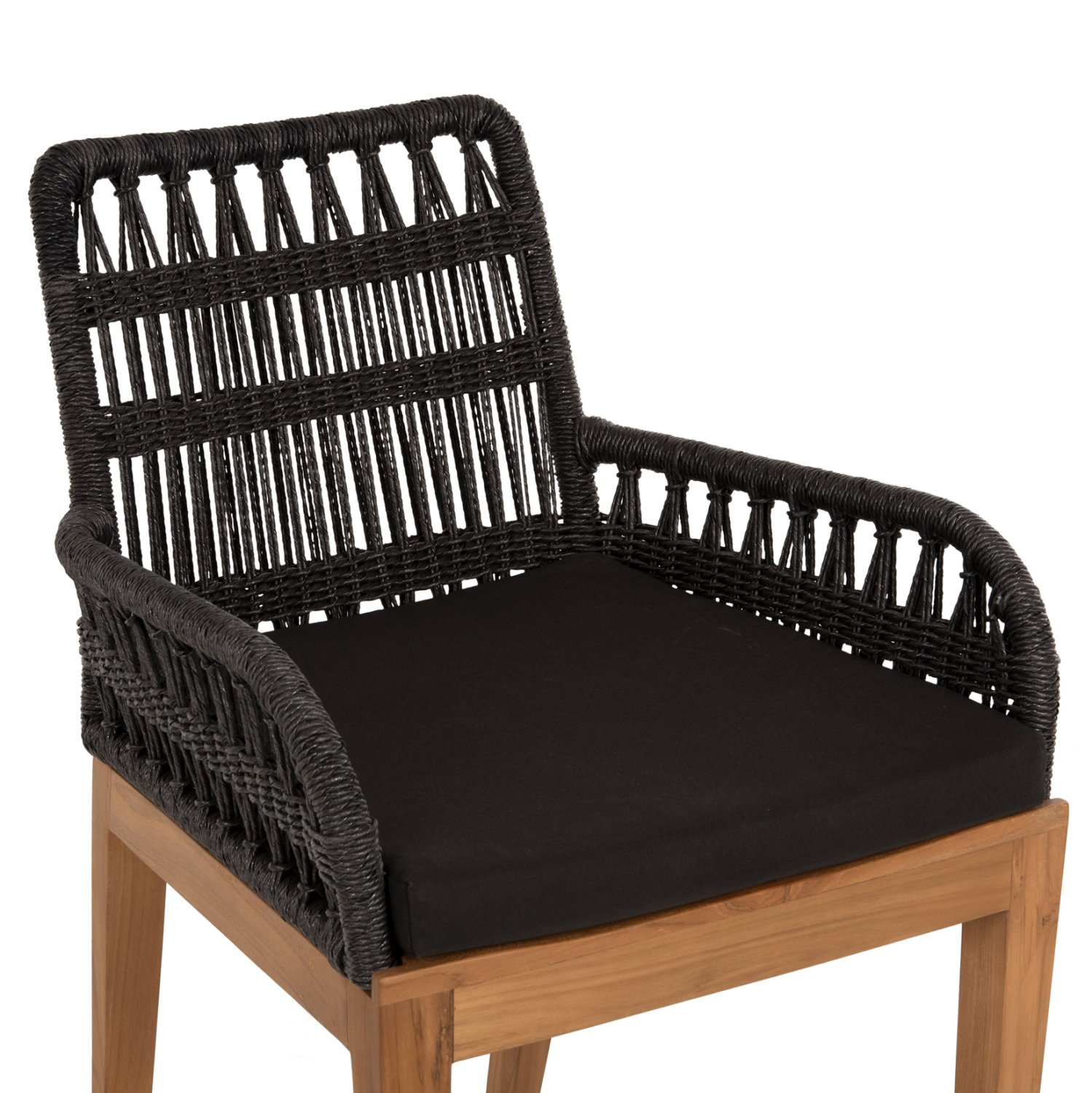 ΠΟΛΥΘΡΟΝΑ STARDOM HM9760.03 ΞΥΛΟ ΤΕΑΚ ΣΕ ΜΕΛΙ ΚΑΙ ΜΑΥΡΟ ΣΧΟΙΝΙ 57x65x83Yεκ. - Image 6