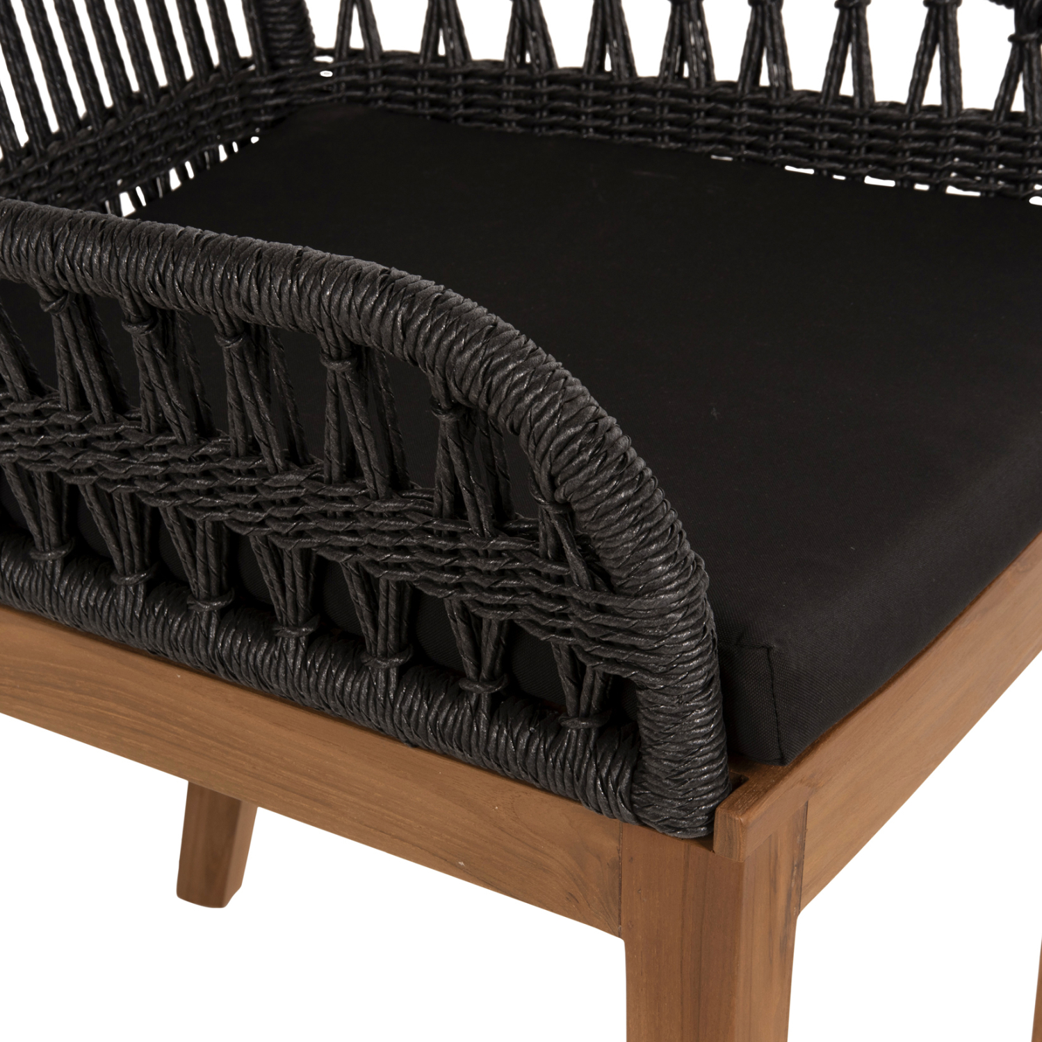 ΠΟΛΥΘΡΟΝΑ STARDOM HM9760.03 ΞΥΛΟ ΤΕΑΚ ΣΕ ΜΕΛΙ ΚΑΙ ΜΑΥΡΟ ΣΧΟΙΝΙ 57x65x83Yεκ. - Image 7